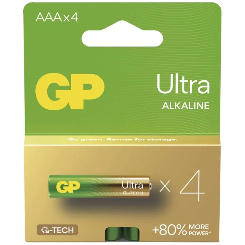 Baterie GP ULTRA AAA LR03 4 ks