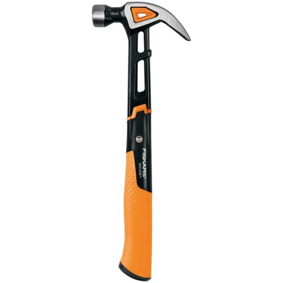 Kladivo FISKARS IsoCore M tesařské se zahnutými čelistmi 34 cm