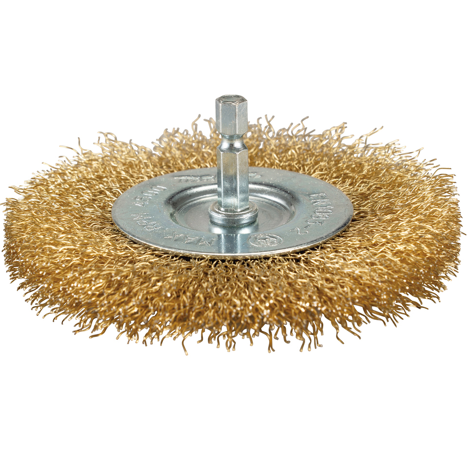 Kartáč kotoučový MAKITA potažený mosazí Ø 100 mm D-73695
