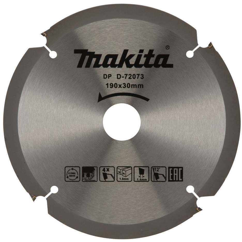 Pilový kotouč na vláknocement MAKITA PCD 190 x 30 mm 4 zuby