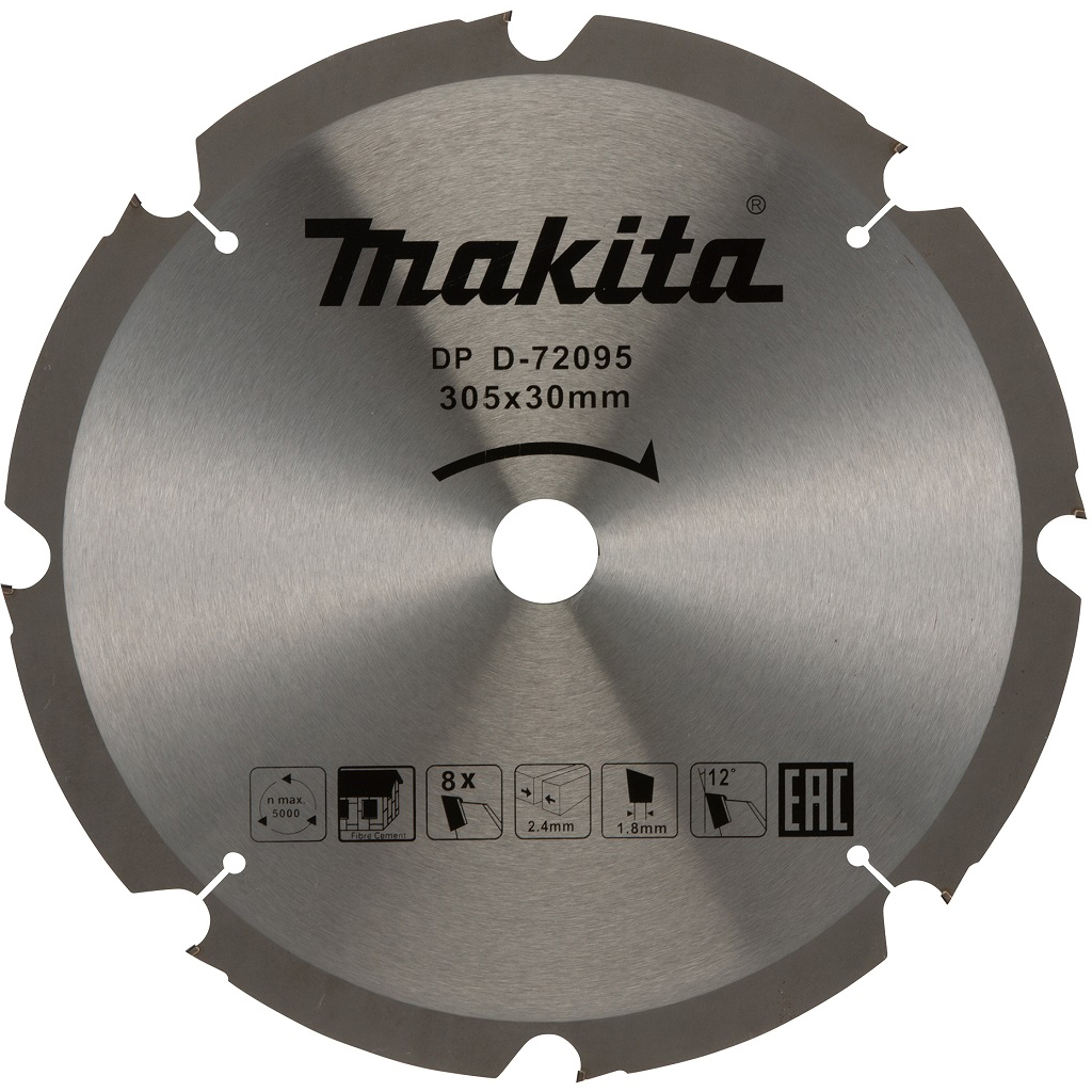 Pilový kotouč na vláknocement MAKITA PCD 305 x 30 mm 8 zubů