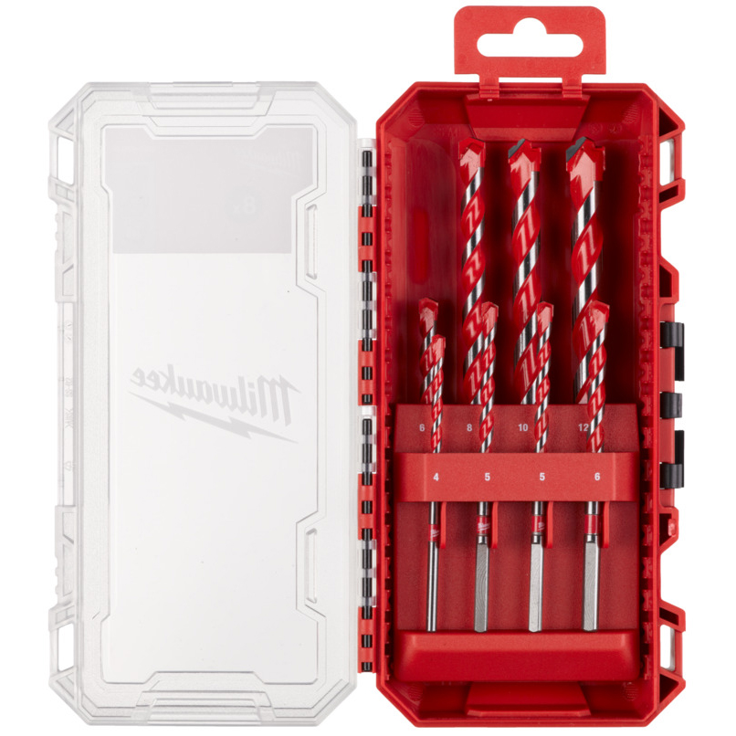 Sada vrtáků do betonu MILWAUKEE PREMIUM SET 2 8 ks