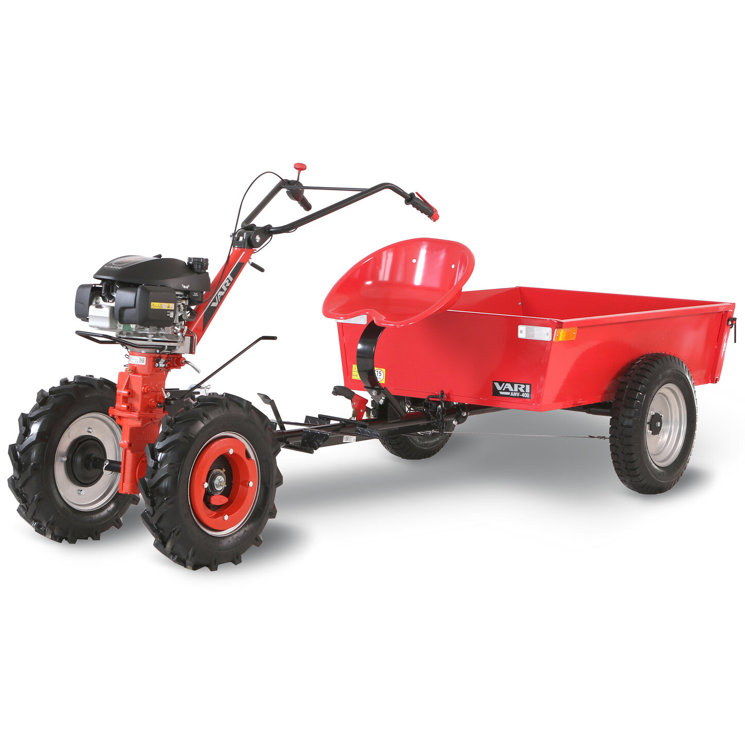Malotraktor VARI IV GLOBAL GCV200 + vozík ANV-400