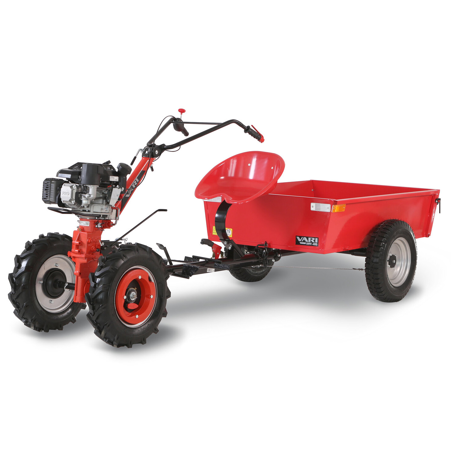 Malotraktor VARI IV GLOBAL CV224 + vozík ANV-400
