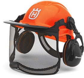 Ochranná přilba HUSQVARNA Functional fluorescenční
