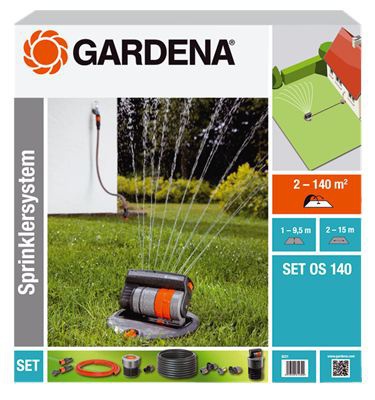 Kompletní sada se čtyřplošným zadešťovačem GARDENA OS 140 8221-20